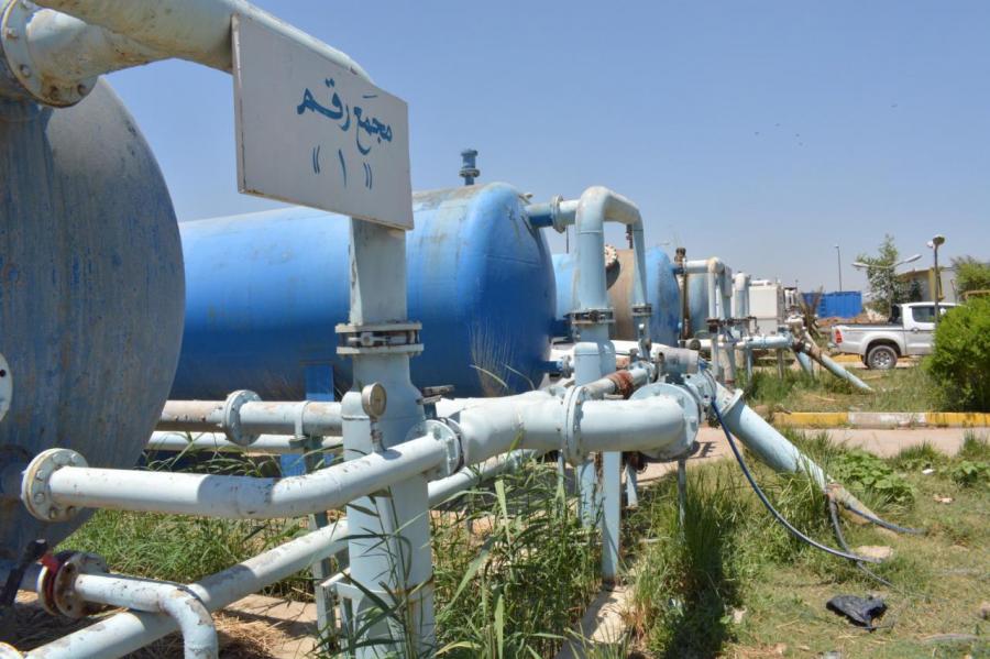 محافظ بغداد يزور مجمعات ماء النهروان ويعلن عن خطط لمعالجة شُح المياه