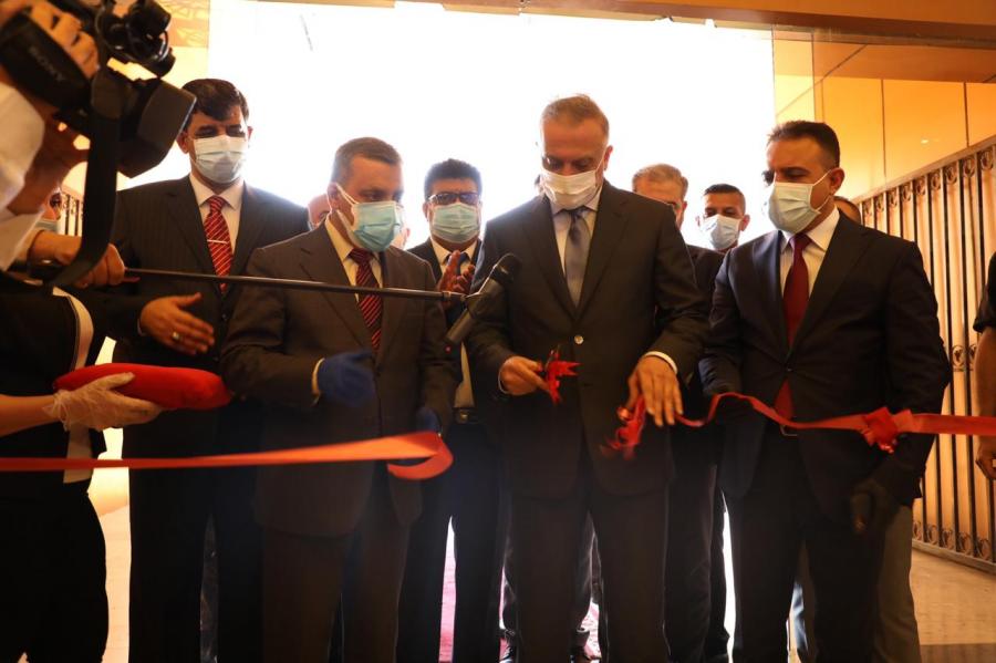 افتتاح مستشفى دار السلام الميداني في معرض بغداد الدولي