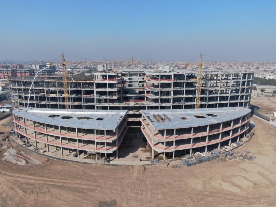 محافظ  بغداد يعلن وصول نسبة الانجاز في مشروع مستشفى الحرية إلى ٤٢%