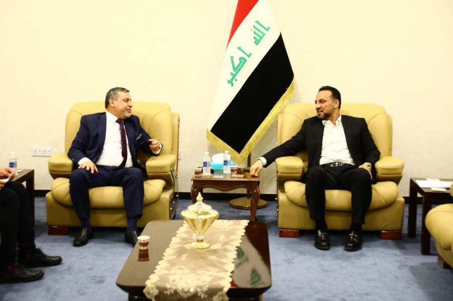 محافظ بغداد يناقش مع رئيس اللجنة المالية مشاريع المحافظة ضمن موازنة ٢٠٢١