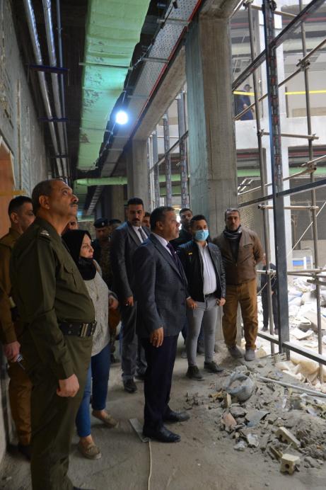 محافظ بغداد يعلن قرب افتتاح المبنى الجديد لمديرية الاحوال المدنية والجوازات والاقامة
