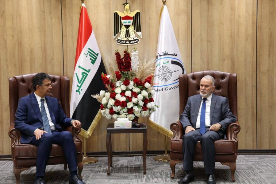 محافظ بغداد يستقبل رئيس شبكة الاعلام العراقي ويعلن انطلاق مشروع شراكة