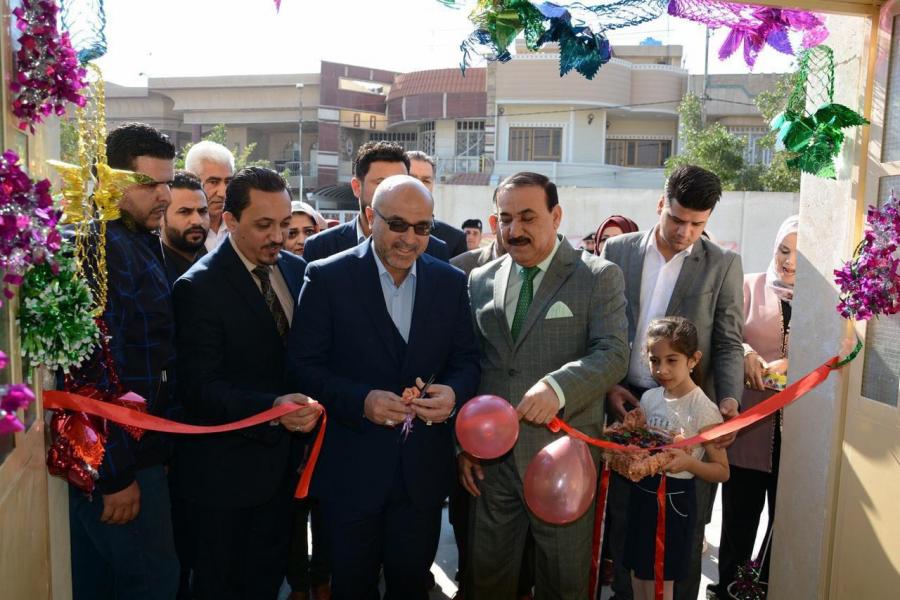 محافظ بغداد يفتتح مدرستين وروضة في العاصمة ويؤكد افتتاح مدارس جديدة في الاسبوع المقبل